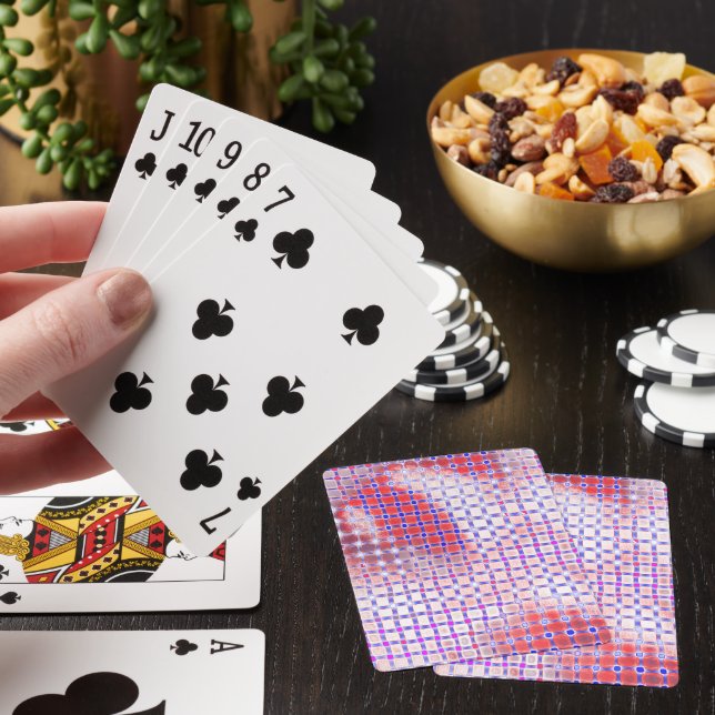 Jeu De Cartes Taches déchiquetées sous grille rustique conceptio (In Situ)
