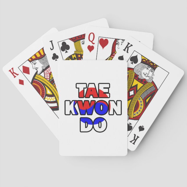 Jeu De Cartes Taekwondo (dos)