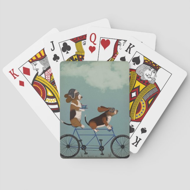Jeu De Cartes Tandem Basset Hound (dos)