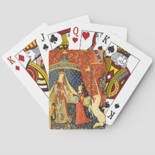 Jeu De Cartes Tapisserie Médiévale de la Dame et la Licorne : Ar