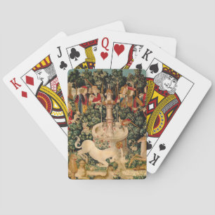 Jeu De Cartes Tapisseries de licorne médiévale Impression : Met