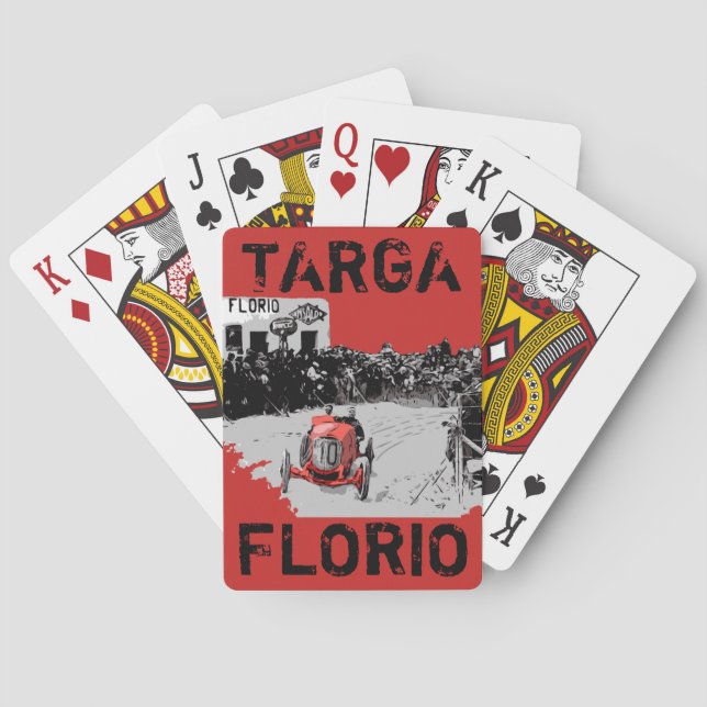 JEU DE CARTES TARGA FLORIO RACE (dos)
