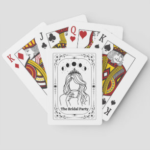 Jeu De Cartes Tarot Personnalisé Mariée Demoiselle d'Honneur Ent