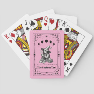 Jeu De Cartes Tarot personnalisé Sorcière Céleste Lune Magie fan