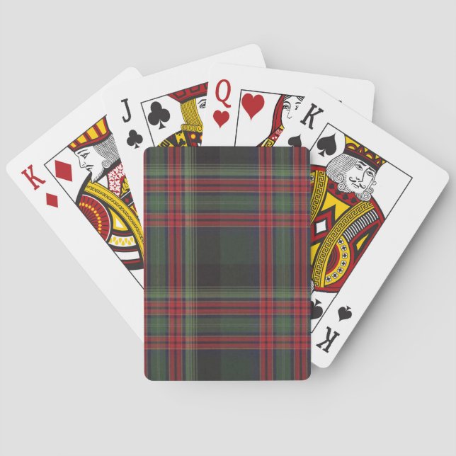 Jeu De Cartes Tartan (dos)