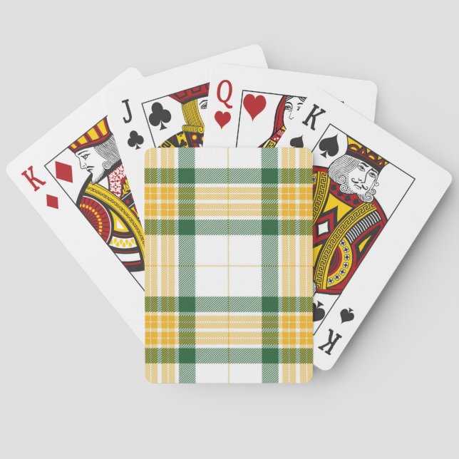 Jeu De Cartes Tartan Bicycle Lecture Cartes (dos)