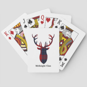 Jeu De Cartes Tartan de clan de McKnight de "andouillers"