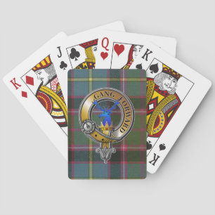 Jeu De Cartes Tartan de Stirling et insigne