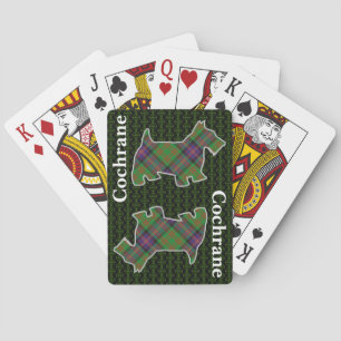 Jeu De Cartes Tartan du clan Cochrane Édition Scottish Terrier