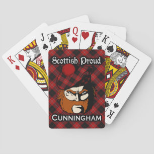 Jeu de cartes tartan du clan écossais Cunningham