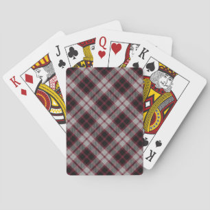 Jeu de cartes tartan du clan écossais MacPherson