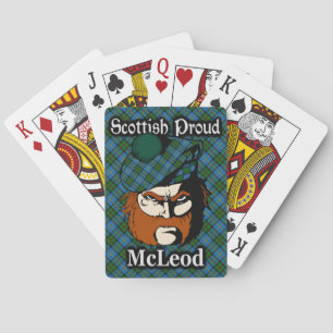 Jeu De Cartes Tartan du clan écossais McLeod