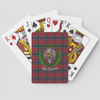Jeu De Cartes Tartan et blason du clan écossais MacTavish