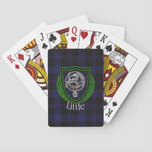 Jeu De Cartes Tartan et blason du petit clan écossais