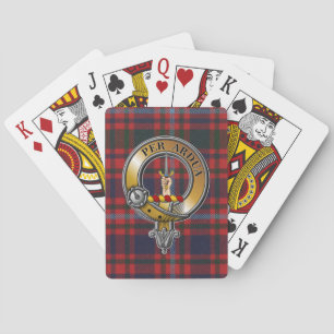 Jeu De Cartes Tartan et insigne MacIntyre