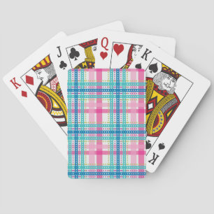 Jeu De Cartes Tartan, motif plaid