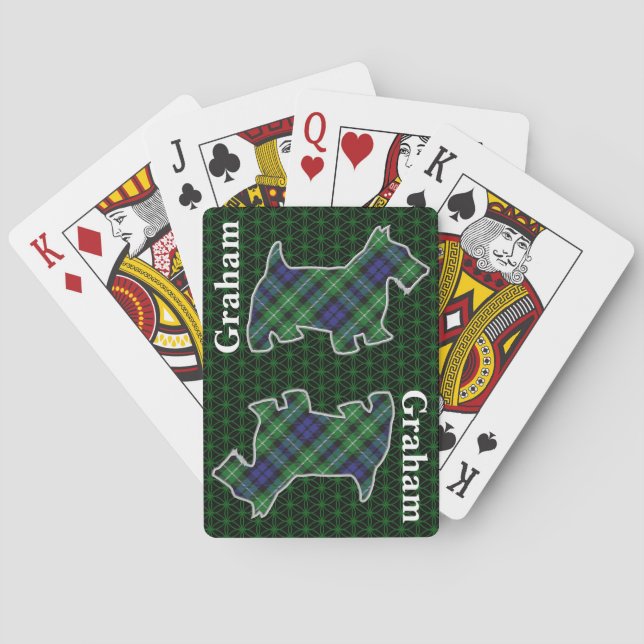 Jeu De Cartes Tartan Terrier Édition Clan Graham (dos)