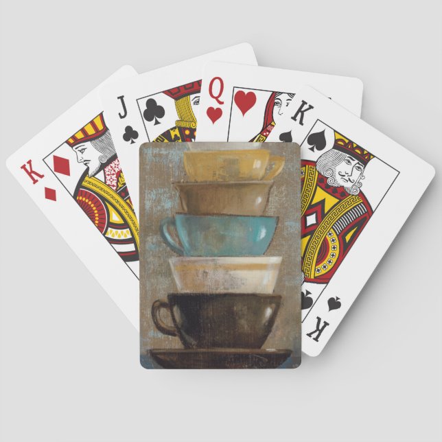 Jeu De Cartes Tasses à café empilées (dos)