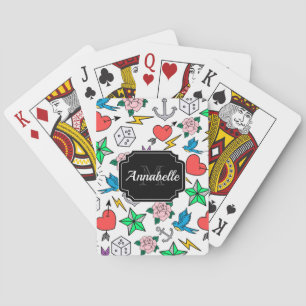 Jeu De Cartes Tatouage de la vieille école