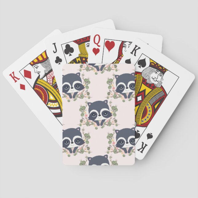 Jeu De Cartes Tatouage de Panda And Flower (dos)