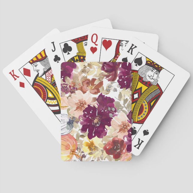Jeu De Cartes Tatouage floral (dos)
