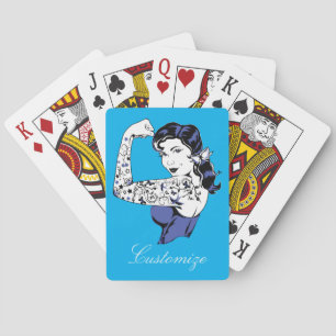 Jeu De Cartes Tattoo Girl Arm Up Thunder_Cove