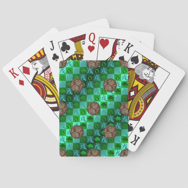 Jeu De Cartes Taureau & Chien de Terre (dos)