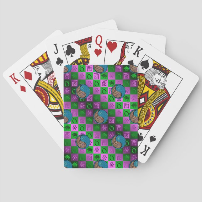 Jeu De Cartes Taureau & Coq d'eau (dos)
