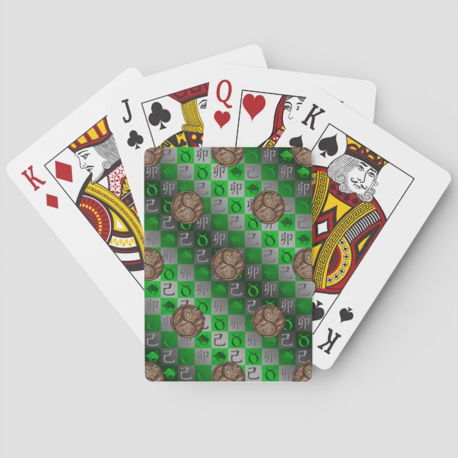 Jeu De Cartes Taurus & Lapin de Terre (dos)