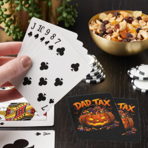 Jeu De Cartes Taxe Papa Drôle Halloween Citrouille
