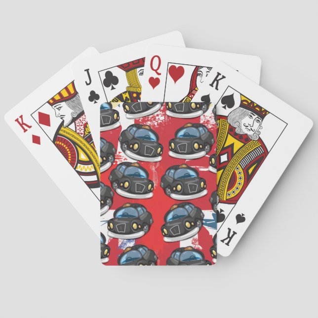 Jeu De Cartes Taxi noir de Londres (dos)