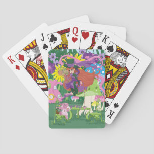 Jeu De Cartes Tea Party Fairy, Vintage Watch et champignons