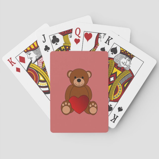 Jeu De Cartes Teddy Love (dos)