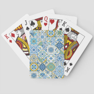 Jeu De Cartes Teintes méditerranéennes/ Azulejos