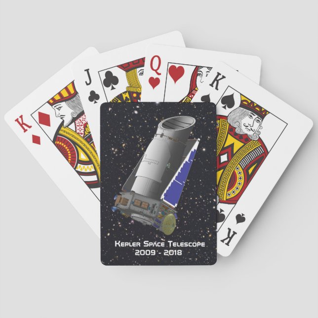 Jeu De Cartes Télescope spatial Kepler (dos)