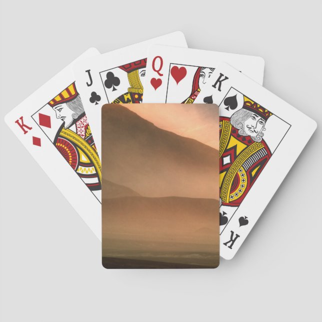 Jeu De Cartes Tempête de sable sur les dunes de sable de Mesquit (dos)
