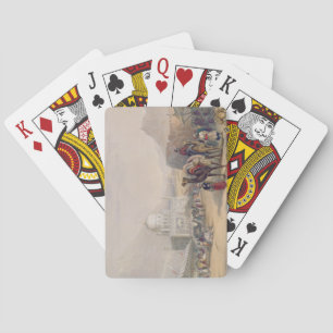 Jeu De Cartes Temple de 'Ahmed Shauh', Roi d'Afghanistan, Kand