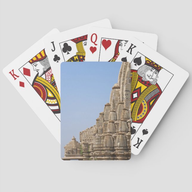 Jeu De Cartes Temple jaïn dans le fort de Chittorgarh, Inde (dos)