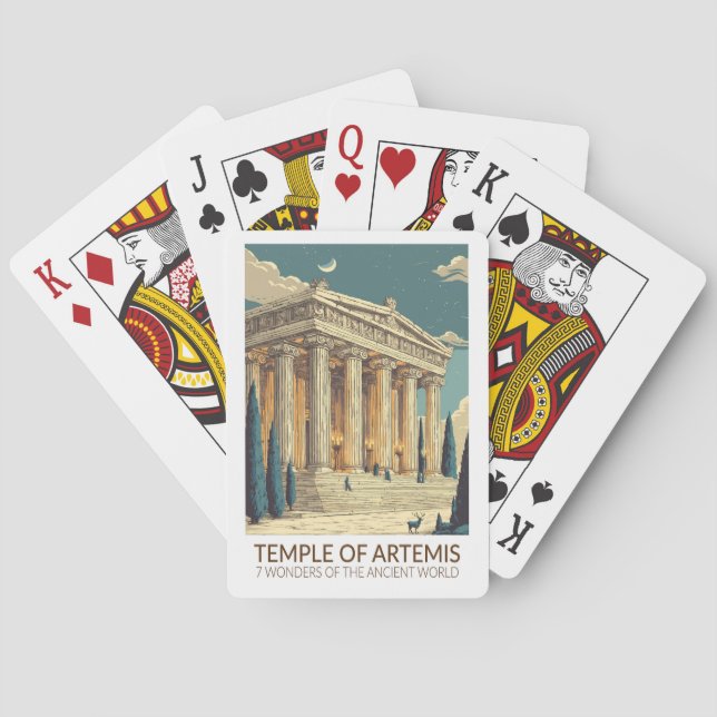 Jeu De Cartes Temple of Artemis Seven Wonders of the World Art (dos)