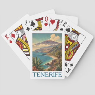 Jeu De Cartes Tenerife aux couleurs vives Îles Canaries Vue du M