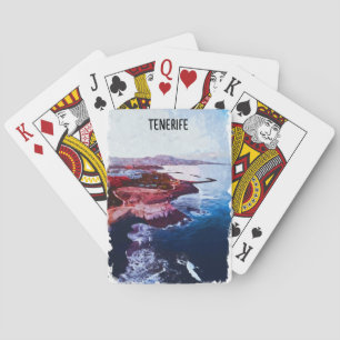 Jeu De Cartes Tenerife Espagne Côte Canaries Souvenir