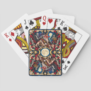 Jeu De Cartes Tengu, Monstre en Papier Découpé