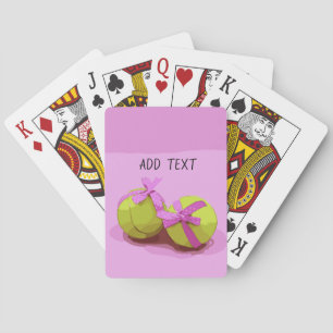 Jeu De Cartes Tennis en arrière - plan rose