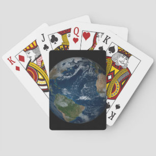 Jeu De Cartes Terre Avec Nuages Et Glace De Mer