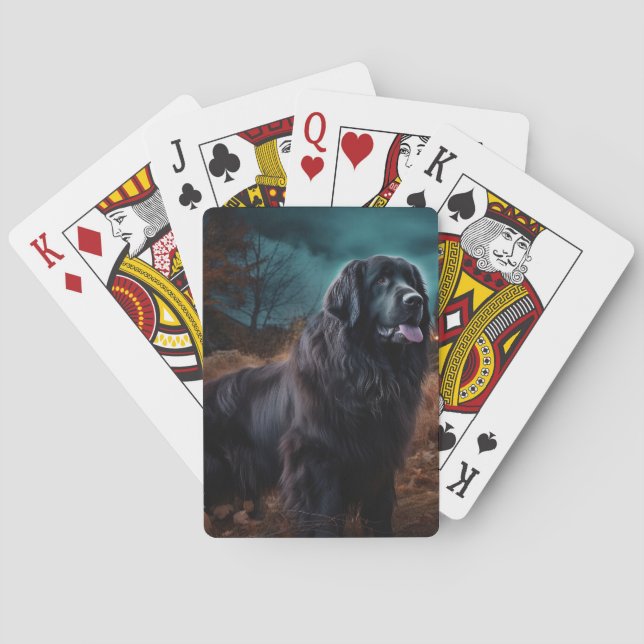 Jeu De Cartes Terre-Neuve Halloween (dos)