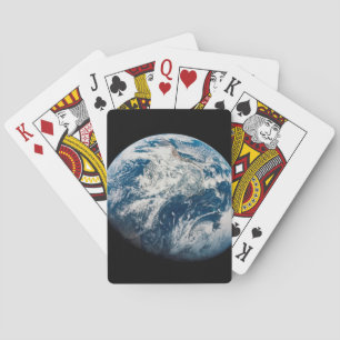 Jeu De Cartes Terre Tirée De L'Aollo 8 Spacecraft.