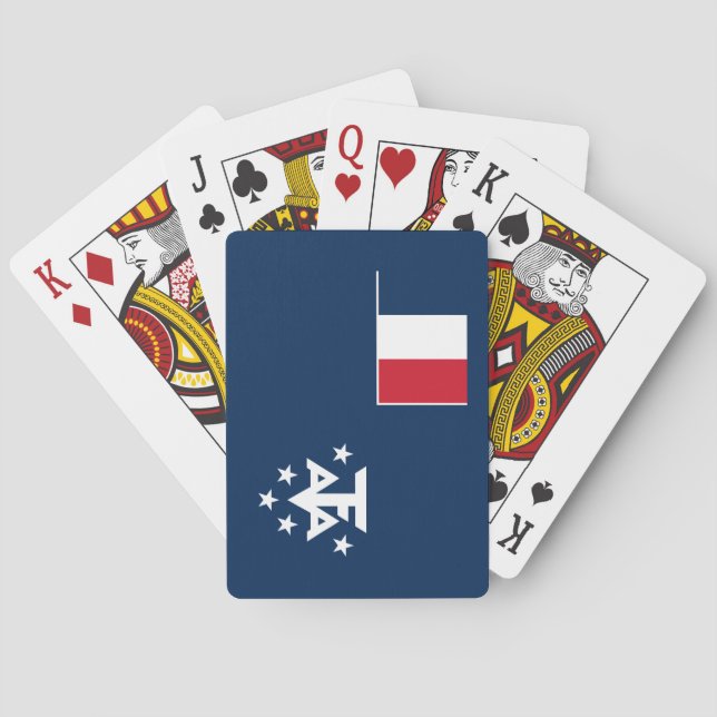 Jeu De Cartes Terres australes et antarctiques françaises (dos)