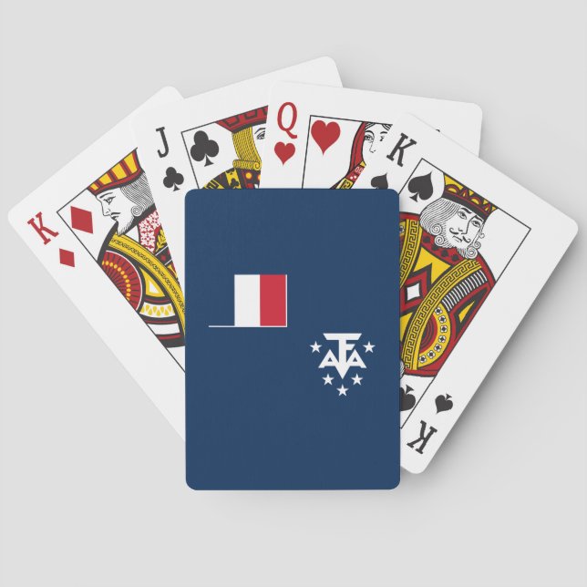 Jeu De Cartes Terres australes françaises de l'Antarctique (dos)