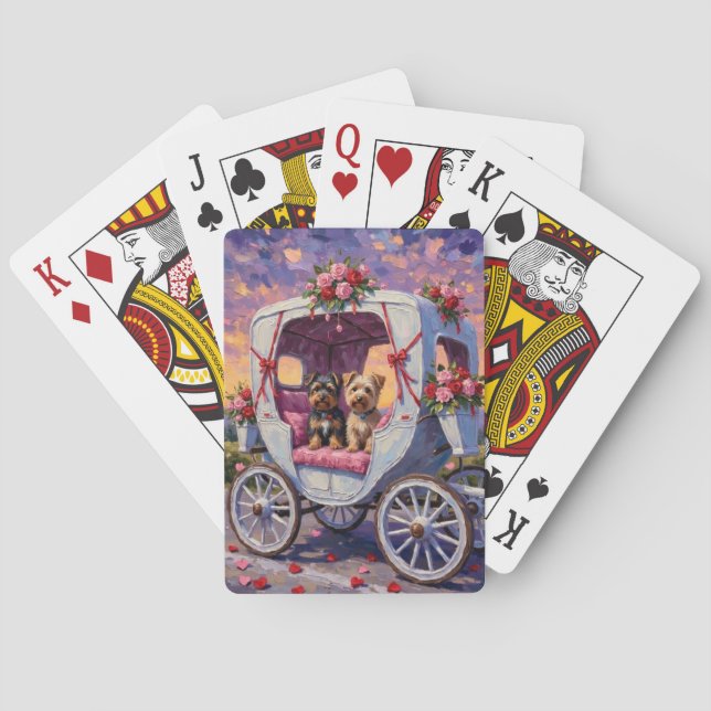 Jeu De Cartes Terrier Australien Saint-Valentin  (dos)