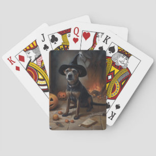 Jeu De Cartes Terrier de la baie de Chesapeake Citrouilles Hallo